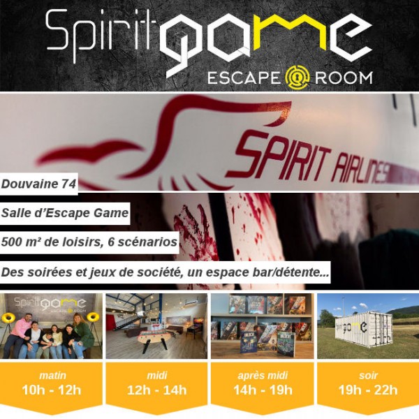 Vignette - Spirit Game - Escape Game Douvaine