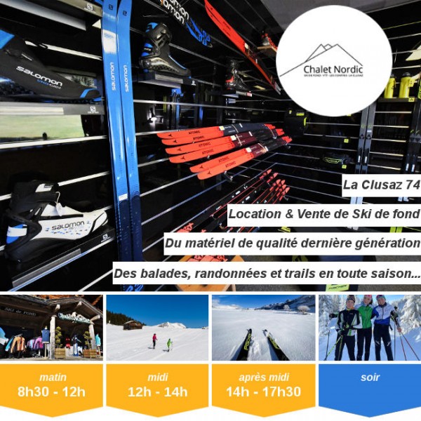 Vignette - Location de skis de fond à La Clusaz